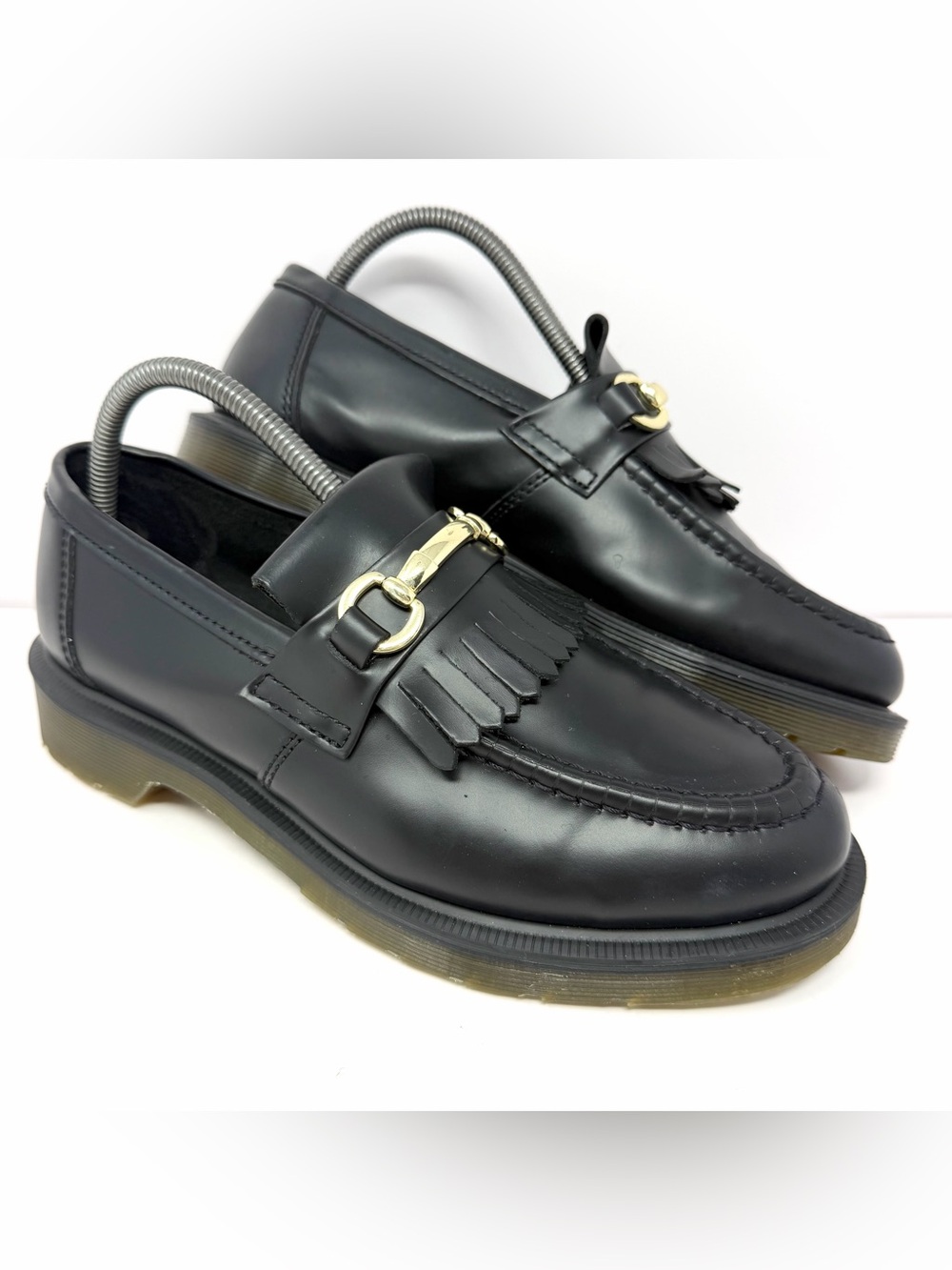 Dr. Doc Martens Adrian Snaffle Horsebit Loafers Mens 8 / Womens 9 Black Leather